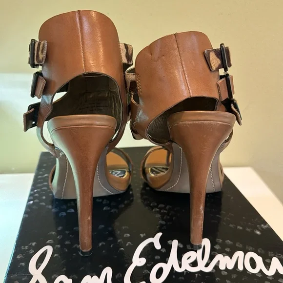 Sam Edelman S-Lucia Leopard Women’s Heels Size 8M - Picture 6 of 8